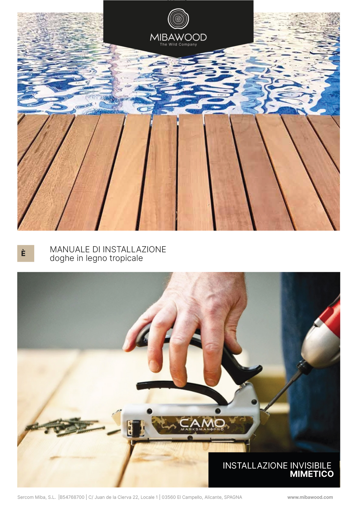 Kobel Group Kobel Manuale installazione Mibawood CAMO copertina